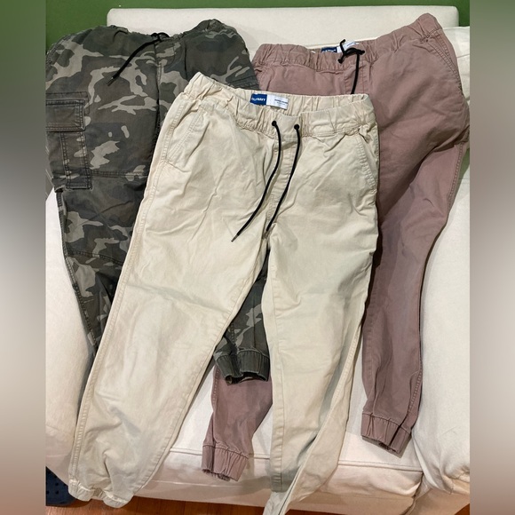 Three pair Old Navy Modern Jogger Built-in-flex pants. Size medium - Picture 1 of 14